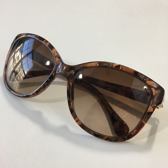 Dolce & Gabbana Accessories - DOLCE & GABBANA Brown Tortoise Shell Sunglasses